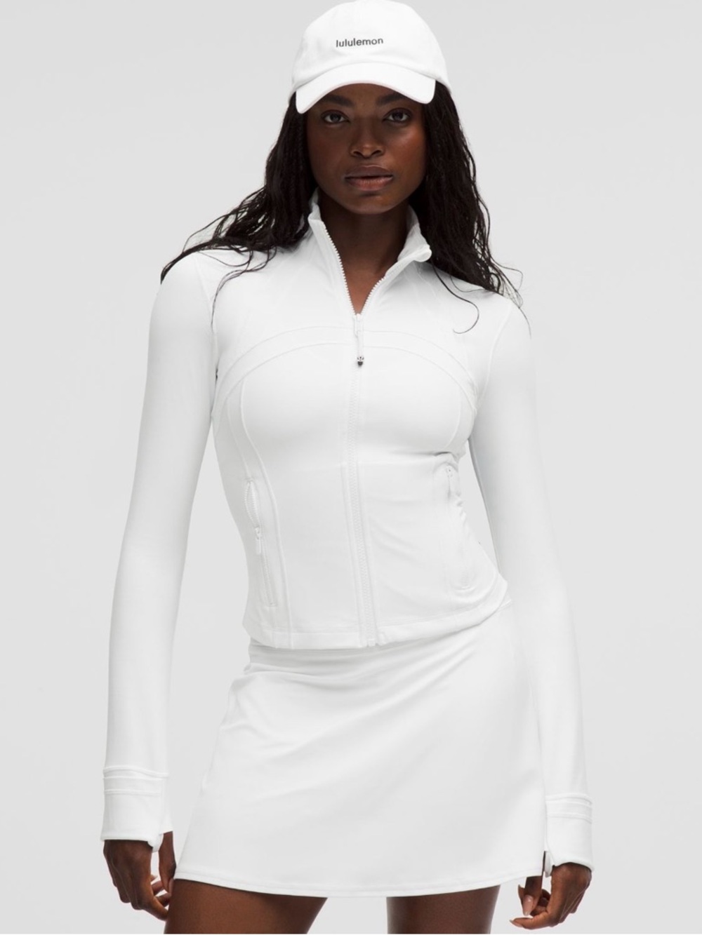 Lululemon Define Cropped Jacket *Nulu in White NWT sz 6